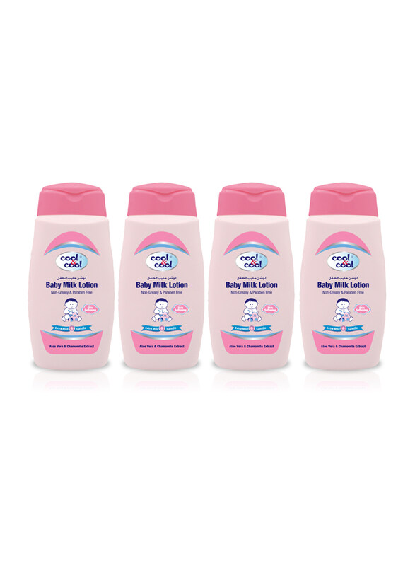 

Cool & Cool 4 Pieces Baby Milk Lotion, 250ml