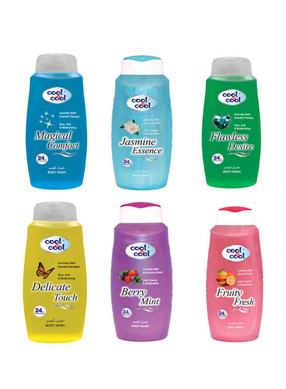 

Cool & Cool Jumbo Offer Body Wash, 250ml, 6 Pieces