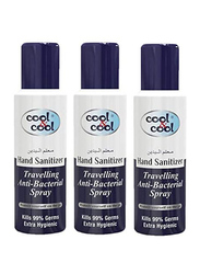 Cool & Cool Travelling Hand Sanitizer Spray, 200ml, 3 Pieces