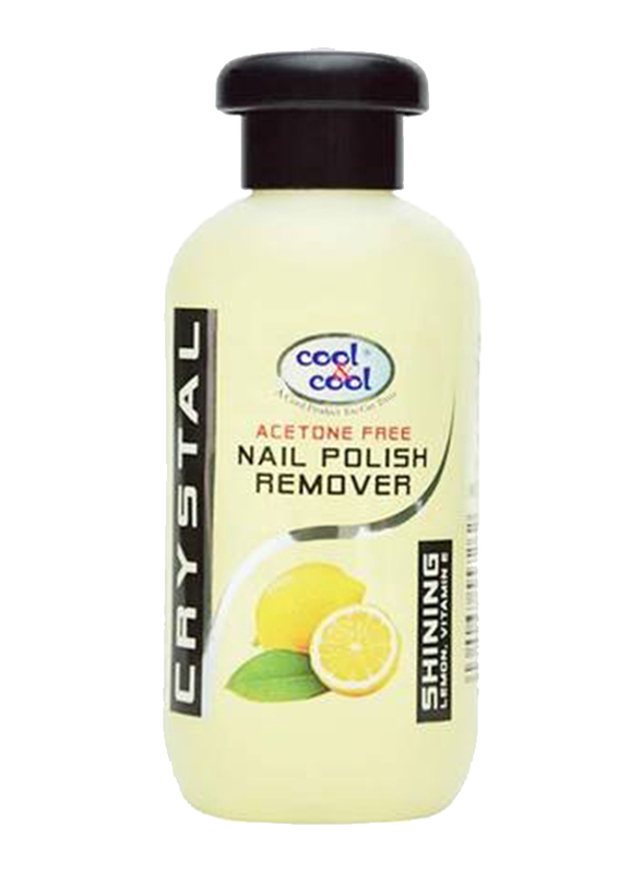 Cool & Cool Lemon Nail Polish Remover, 100ml, Clear