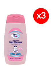Cool & Cool 3-Pieces Baby Shampoo, 250ml