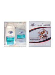 Cool & Cool Sensitive Anti-Bacterial Gift Box, Hand Wash 100ml + Hand Sanitizer 100ml, 2-Pieces