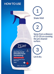 V Care Disinfectant Multi-Purpose Sanitizing Spray, 750ml