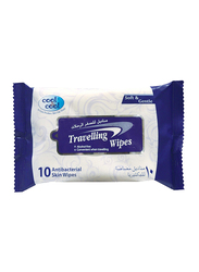 Cool & Cool Travelling Wipes, 10 Sheets