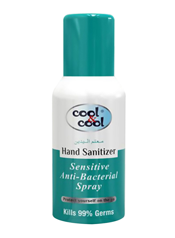 Cool & Cool Sensitive Hand Sanitizer Spray, 120ml