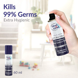 Cool & Cool Travelling Hand Sanitizer Spray, 60ml, 3 Pieces