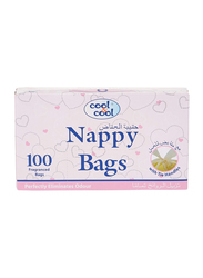 Cool & Cool 100 Sheets Nappy Bags for Baby, N110, 10-Pieces