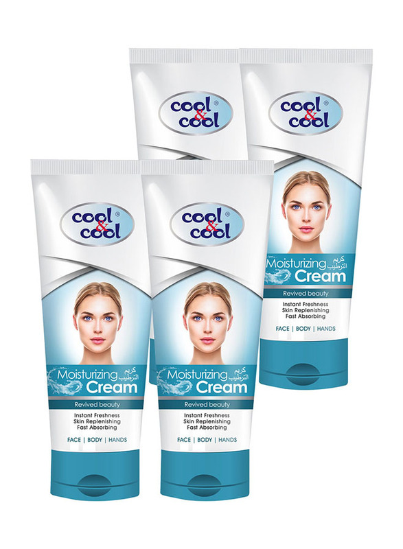 Cool & Cool Moisturizing Cream, 50ml, 4 Pieces