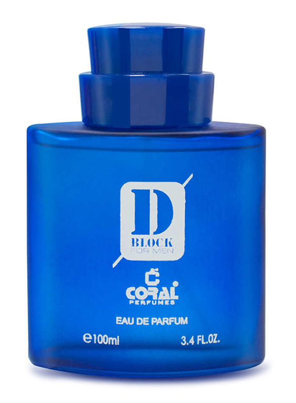 Coral D Block Blue 100ml EDP for Men