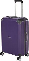 Eminent B0002 3-Piece Hard Case Polypropylene Luggage Set Unisex with 4 Double Inline Skate Wheels, 20/24/28-inch, Purple