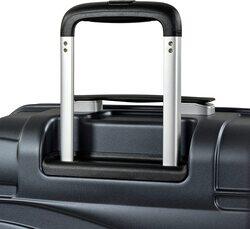 Eminent Makrolon Polycarbonate Lightweight Glamorous Hard Case Luggage with 4 Quiet Double Spinner Wheels and TSA Approved Lock KJ95 Carbon Grey