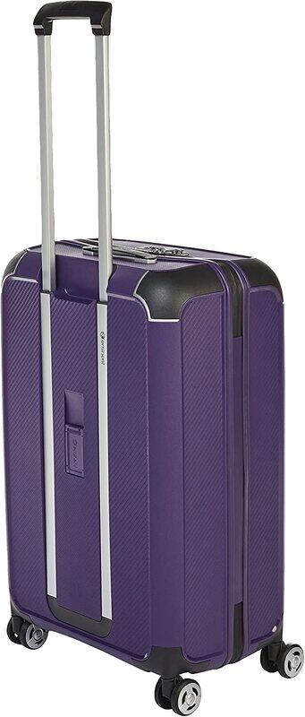 Eminent B0002 3-Piece Hard Case Polypropylene Luggage Set Unisex with 4 Double Inline Skate Wheels, 20/24/28-inch, Purple