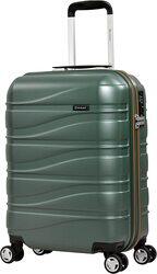 Eminent Makrolon Polycarbonate Lightweight Glamorous Hard Case Luggage with 4 Quiet Double Spinner Wheels and TSA Approved Lock KJ95 Mallard Green