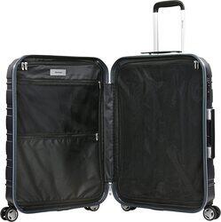 Eminent Makrolon Polycarbonate Lightweight Glamorous Hard Case Luggage with 4 Quiet Double Spinner Wheels and TSA Approved Lock KJ95 Carbon Grey