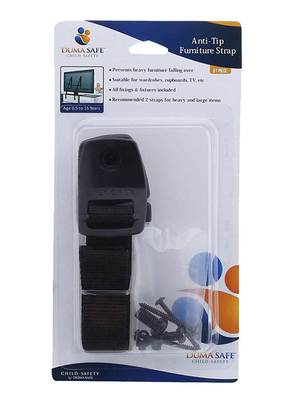 

Duma Safe Anti-Tip Furniture Straps, Black