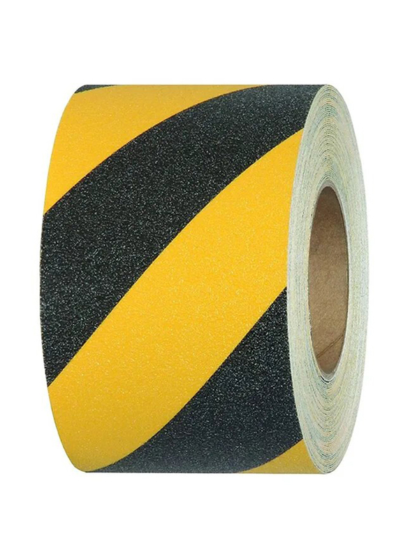 Duma Safe Anti-Slip Tape, 5 x 500 cm, Yellow/Black