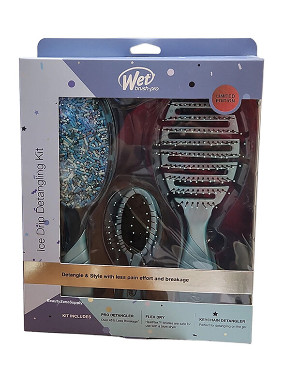 

Wet Brush Detangler Kit-Glistening Glamour-Ice Drip, 1 Piece