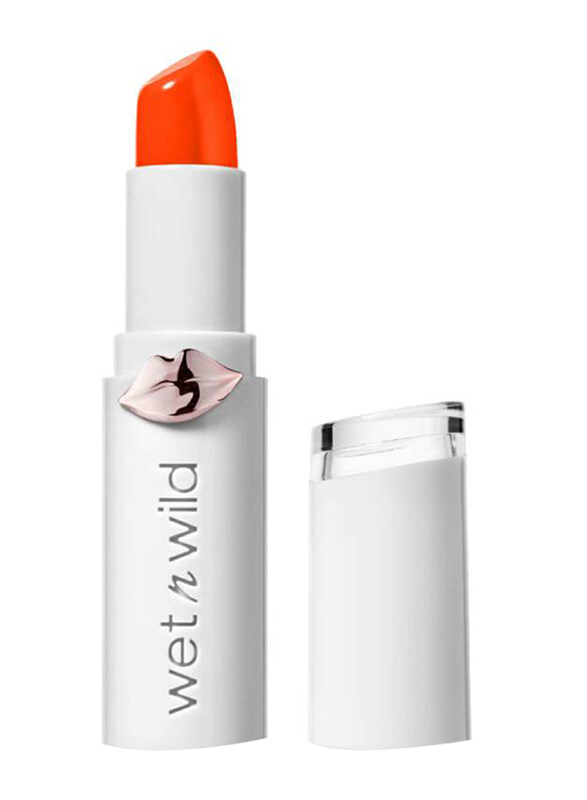 

Wet N Wild Megalast High Shine Lipstick, Tanger Ring The Alarm, Orange