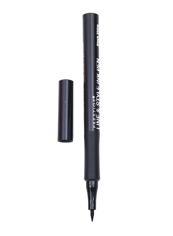 Prestige Line And Style Ink Pen Eyeliner, Black Shine