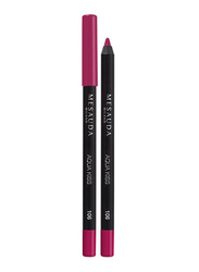 Mesauda Aqua Kiss Waterproof Lip Pencil, 106 Passion, Pink