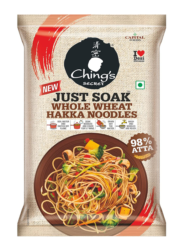 

Ching's Just Soak Whole Wheat Hakka Noodles, 150g