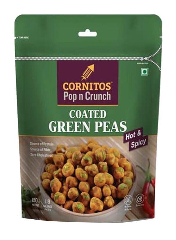 

Cornitos Coated Green Peas Hot & Spicy, 150g