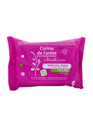 Corine De Farme Mild Intimate Wipes, 20 Pieces