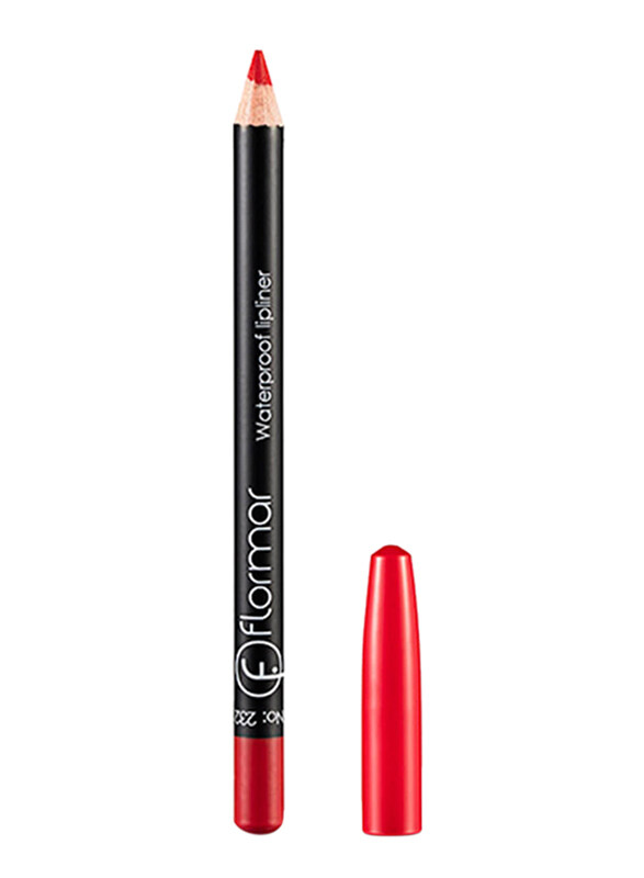 Flormar Waterproof Lipliner Pencil, 232 Passionate Red