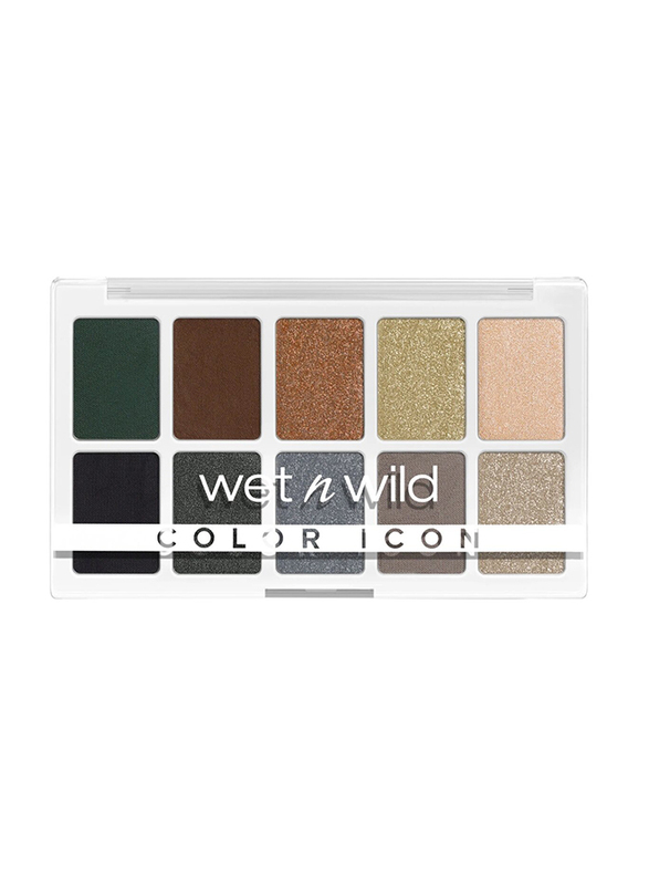 Wet N Wild Color Icon 10-Pan Shadow Palette, 27.2gm, Lights Off, Multicolour