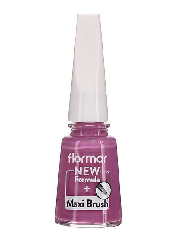 

Flormar Classic Nail Enamel with Maxi Brush, 468 Pony Tale, Pink