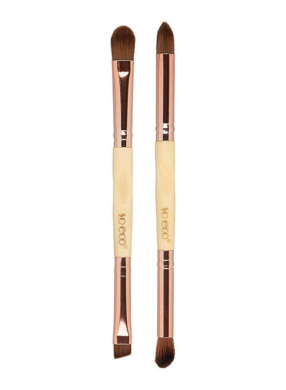 

So Eco 2-Pieces Eye Duo Brush Set, Brown