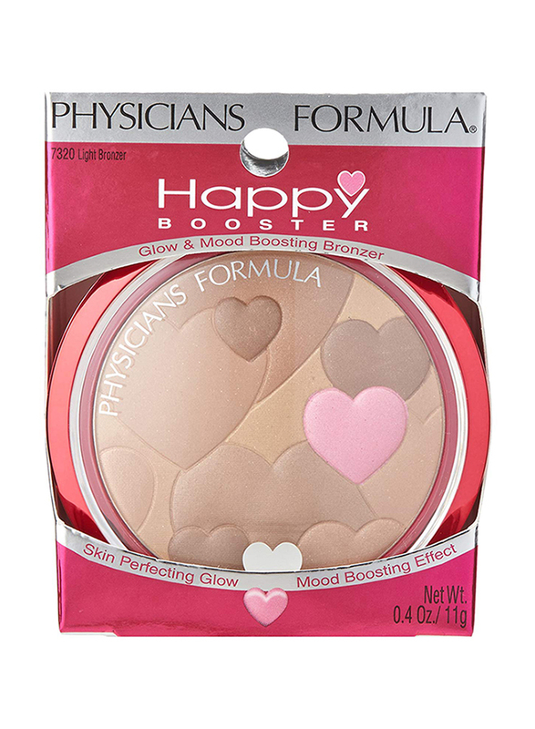 Physicians Formula Happy Glow and Mood Boosting Powder, 9.7gm, Light Bronzer, Brown