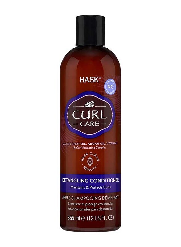 Hask Curl Care Detangling Conditioner for Curly Hair, 355ml