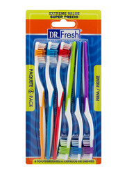 Dr. Fresh 6-Pieces Mix Toothbrushes