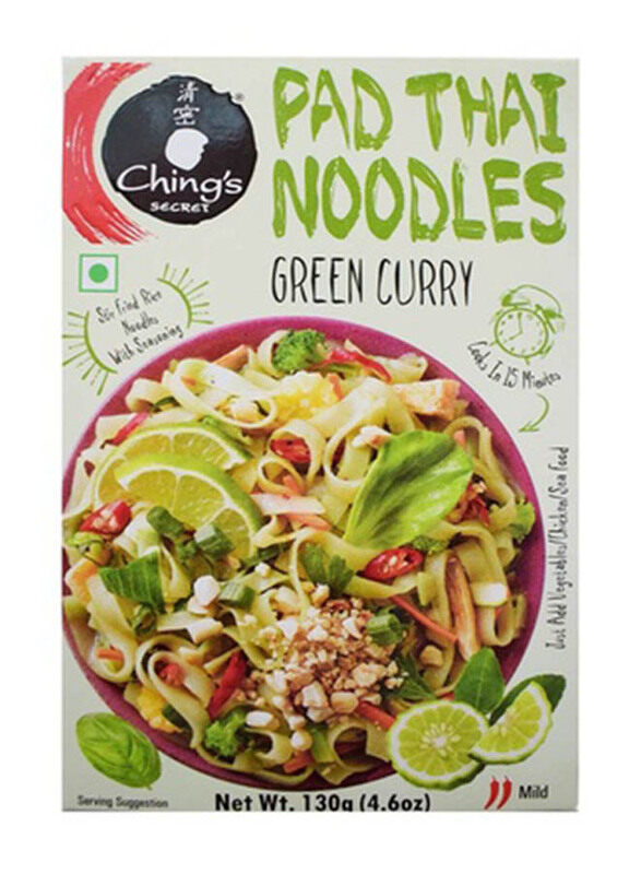 

Chings Pad Thai Noodles Green Curry, 130g