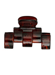 Xcluzive 2 Pieces Claw Clips, Brown/Black
