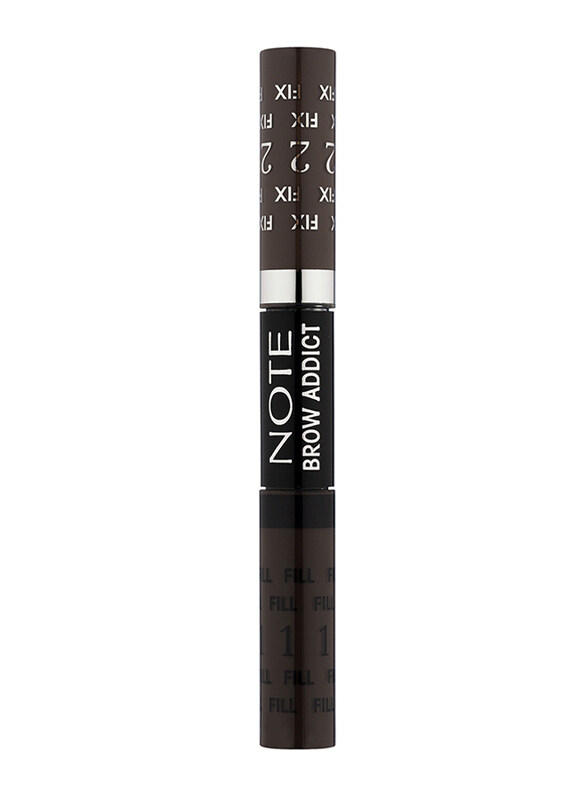 

Note Brow Addict Tint & Shaping Gel, 04 Grey Brown, Brown