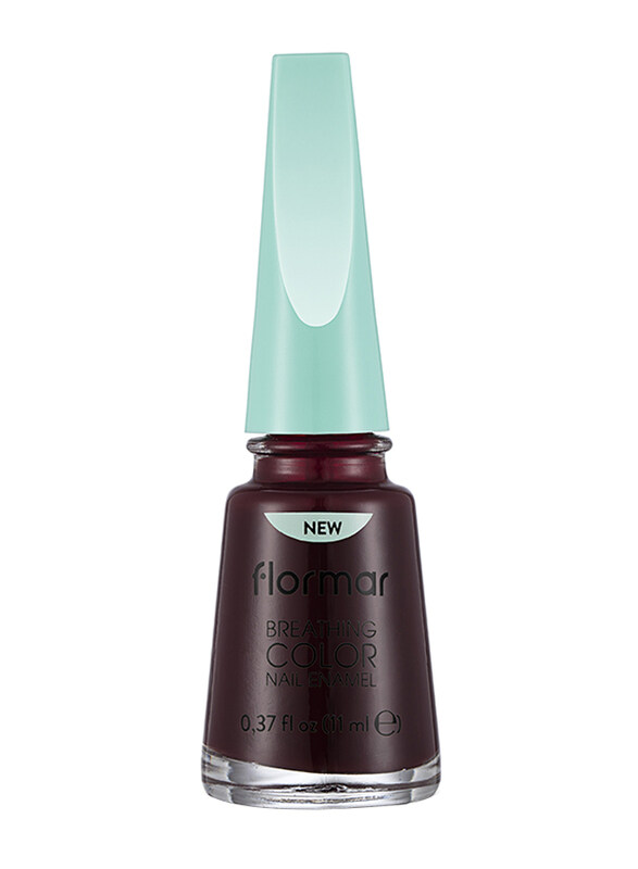 

Flormar Breathing Colors Nail Enamel, 012 Burgundy, Brown