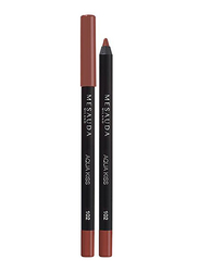 Mesauda Aqua Kiss Waterproof Lip Pencil, 1.14gm, 102 Bonheur, Brown