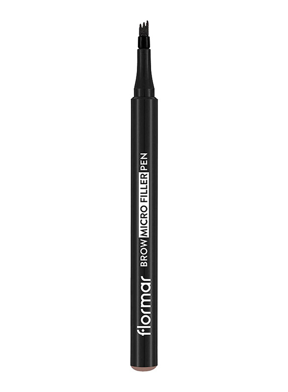 

Flormar Brow Micro Filler Pen, 01 Light Brown, Brown