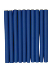 Xcluzive 10 Pieces Bendy Rollers, Blue