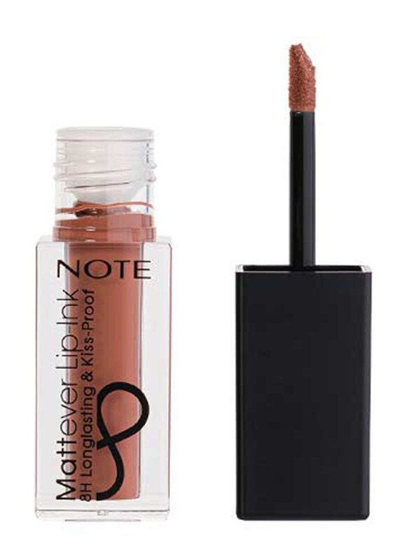 

Note Mattever Lip-Ink, 4.5ml, 02 Sunset Sand , Brown
