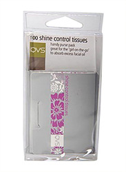 QVS 100-Pieces Shine Control Tissues, White