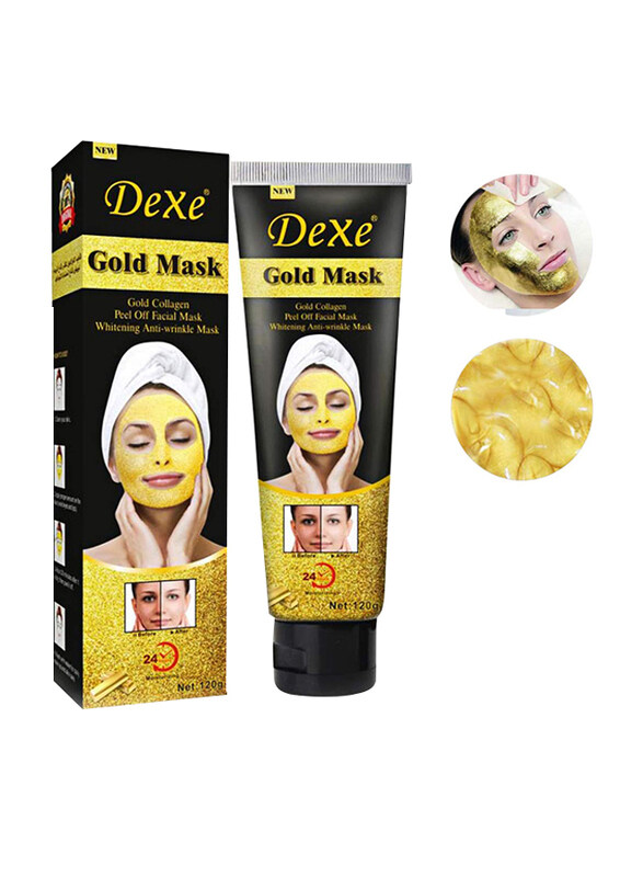 

Dexe Gold Collagen Whitening Anti-Wrinkle Peel-Off Mask, 120gm