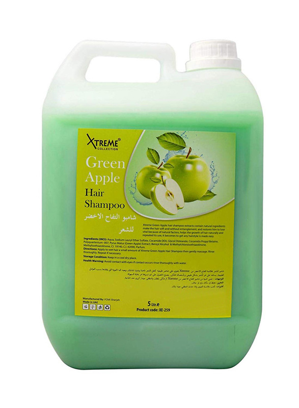 Xtreme Green Apple Hair Shampoo, 5L