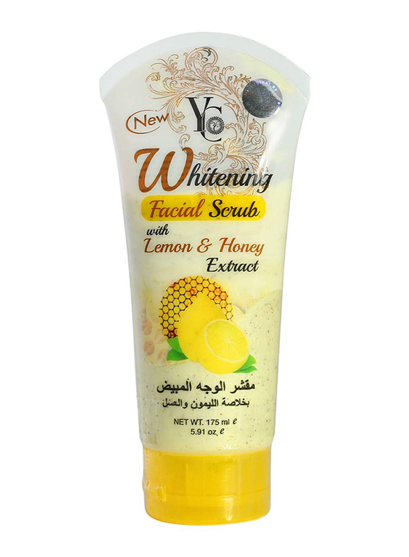 Yong Chin Lemon & Honey Whitening Facial Scrub, 175ml