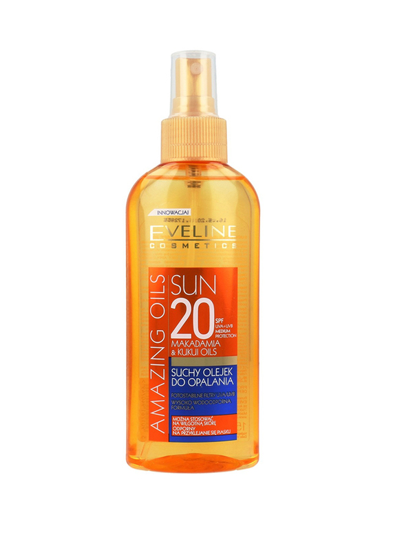 Eveline Amazing Oils SPF 20 Dry Sunscreen, 150ml