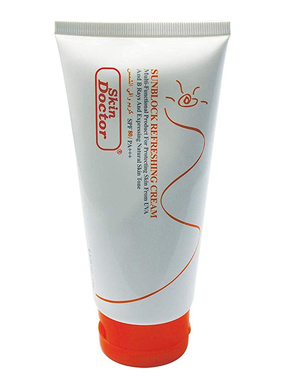 Skin Doctor Sunblock Refreshing SPF 80 Sunscreen, 150gm
