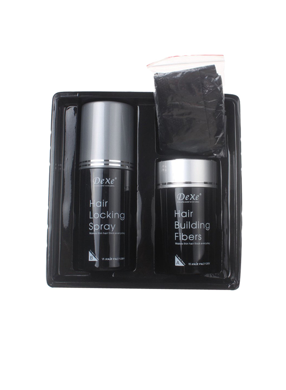 Dexe Black Hair Builder Kit, 100ml, 2 Pieces