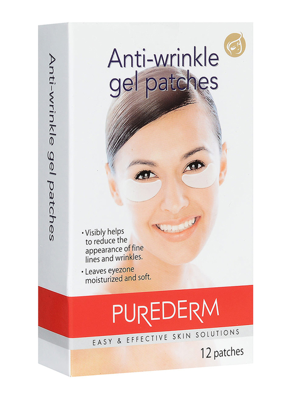 Purederm Anti Wrinkle Gel Patches, 12 Patches